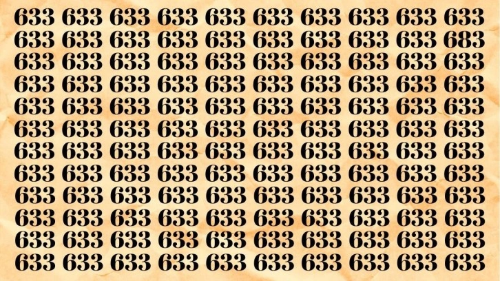 7 saniye içinde farklı sayıyı bulabilir misin?