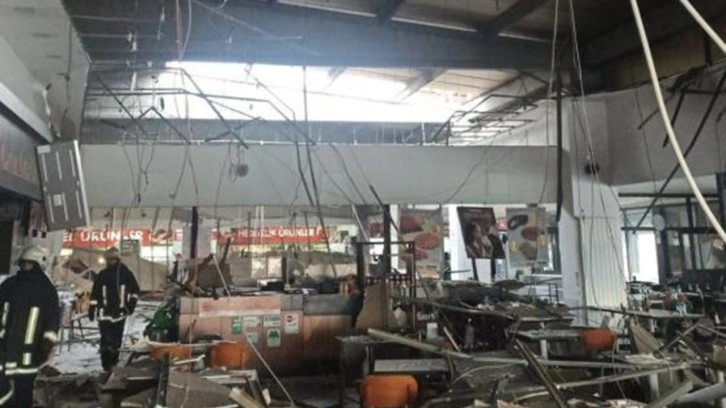 Afyonkarahisar'da facia ucuz atlatıldı. Restoran zincirinin tavanı çöktü: 11 kişi yaralandı