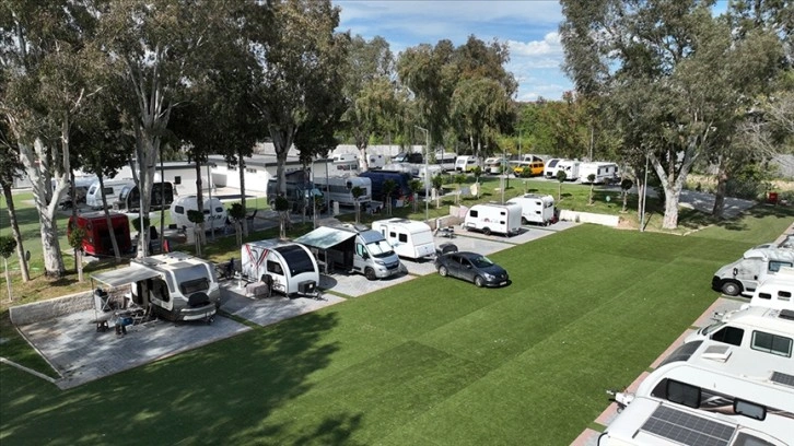 Antalya'da Karavan Park, 9 ayda 36 ülkeden 2 binden fazla misafir ağırladı