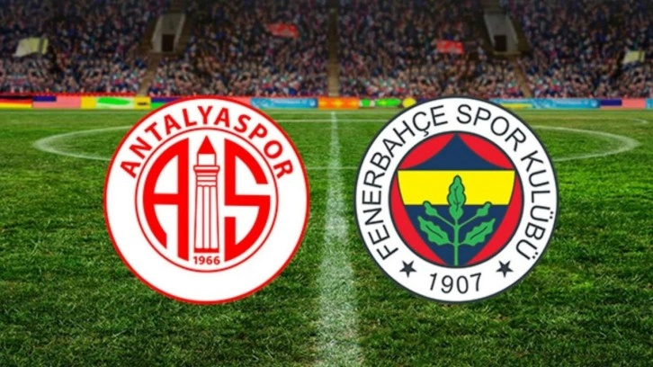 Antalyaspor Fenerbahçe CANLI İZLE
