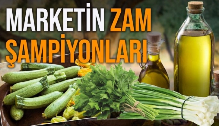 Aralık ayının market zam şampiyonlarını TZOB Başkanı açıkladı. Birinci sırada kabak var.