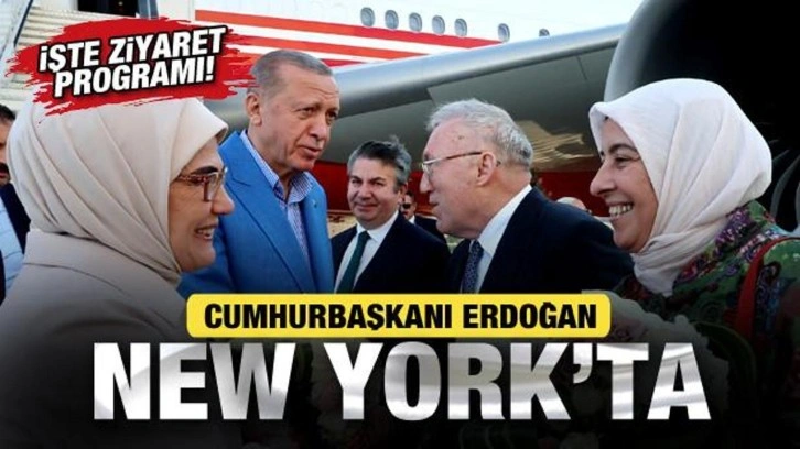 Cumhurbaşkanı Erdoğan ABD'de! İşte ziyaret programı
