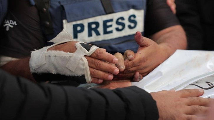Filistinli Gazeteciler Sendikası: İsrail Gazze Şeridi'ndeki gazetecilerin yüzde 10'unu öld