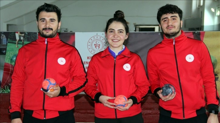 Kırıkkaleli milli bocceciler, yeni madalyalar için ter döküyor