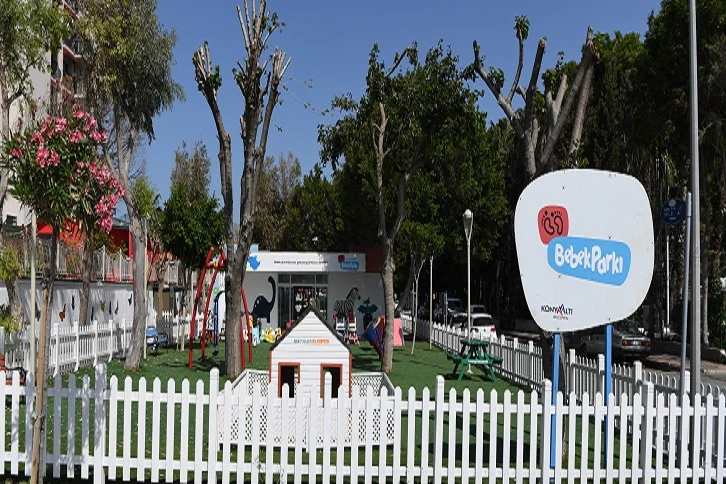 Konyaaltı Bebek Parkı bakım ve onarımda