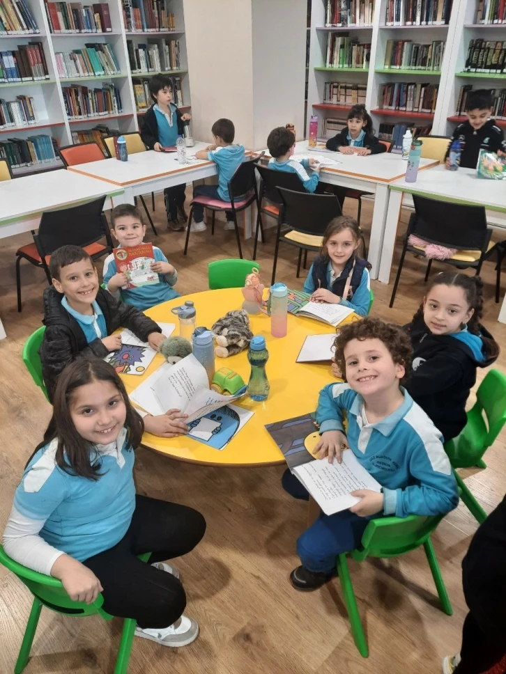 Minik öğrenciler Kütüphane Haftası’nda KOSHİM’de