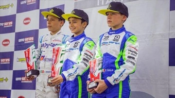 10 yaşındaki İskender Zülfikari, IAME İtalya Serisi'nde şampiyon oldu