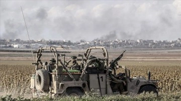 AA ekibi, İsrail ordusunun Gazze’ye yaptığı askeri sevkiyatı görüntüledi