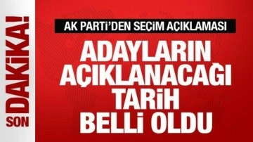 AK Parti'den yerel seçim açıklaması! Adayların açıklanacağı tarih belli oldu