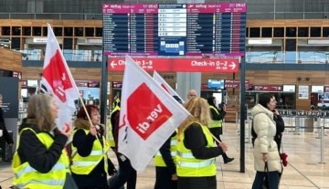 Almanya havalimanları kilitlendi: Grev var, uçuşlar iptal