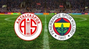 Antalyaspor Fenerbahçe CANLI İZLE