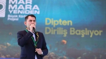 Bakan Kurum: Marmara Denizi'mizi en güzel, en doğal haliyle gençlerimize bırakacağız