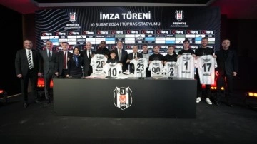 Beşiktaş, yeni transferlerine imza töreni düzenledi. Hasan Arat'tan dikkat çeken açıklama