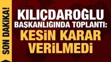 CHP'de hareketli saatler! Kılıçdaroğlu belediye başkanlarıyla görüştü, MYK'yı topladı