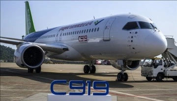 Çin'in yerli yolcu uçağı C919 sefere başladı