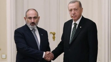 Cumhurbaşkanı Erdoğan, Paşinyan'la ile görüştü