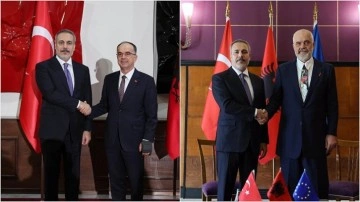 Dışişleri Bakanı Fidan, Arnavutluk Cumhurbaşkanı Begaj ve Başbakan Rama tarafından kabul edildi