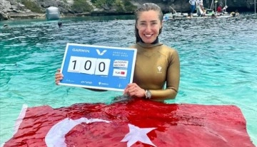 Dünya serbest dalış rekortmeni Şahika Ercümen’in gözü rekorda