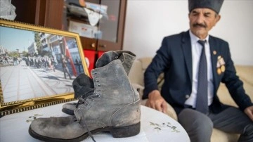 Edirneli gazi Kıbrıs'taki anılarını "en değerli köşesi"nde saklıyor
