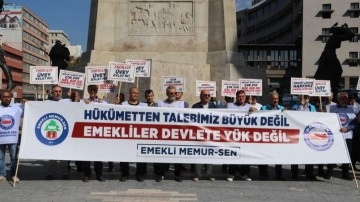 Emekliler Ankara'da eylem yaptı. Seyyanen zammı istiyorlar. Memur-Sen'den açıklama