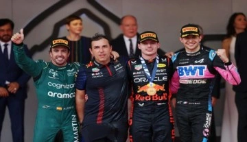 F1 Monako Grand Prix'sini Verstappen kazandı