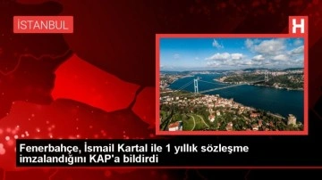 Fenerbahçe, İsmail Kartal ile 1 yıllık sözleşme imzaladı