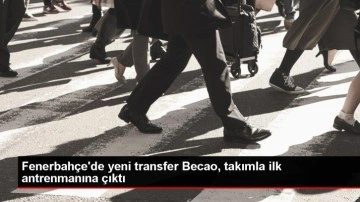 Fenerbahçe'nin yeni transferi Rodrigo Becao ilk antrenmanına çıktı