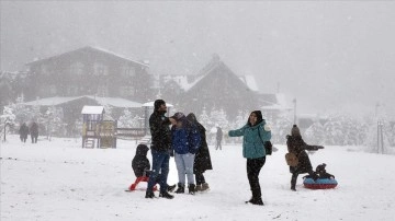 Giresun'da doğaseverler Kümbet Yaylası'ndaki Kar Festivali'nde buluştu