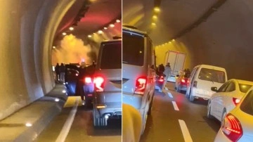 İstanbul Beykoz'da maytap terörü! Tüneli kapattıkları yetmiyormuş gibi maytap patlattılar