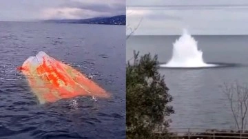 Karadeniz'de bomba alarmı. Bir tekne SAS timleri tarafından patlatıldı. İşte o görüntüler...