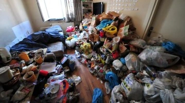 Konya'da dehşet evi! Çöp evde bulunan bebeğin hali yürekleri yaktı