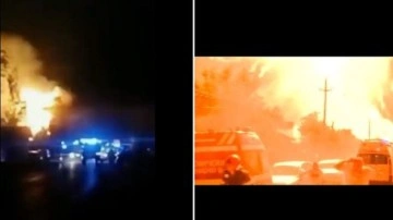 Korkunç patlama. Bükreş'te geceyi alevler aydınlattı. Bir ölü 33 yaralı var. İşte o anlar