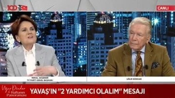 Meral Akşener tv100'de açıkladı: İmamoğlu ve Yavaş'a altılı masadan bir isim itiraz etti!