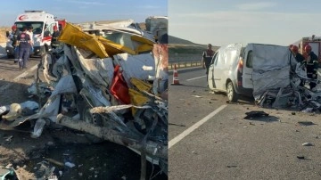 Nevşehir'de feci kaza: Hafif ticari araç kamyona çarptı. 2 kişi hayatını kaybetti