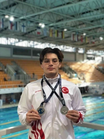 Paletli Yüzme Avrupa Şampiyonası’nda 2 gümüş madalya
