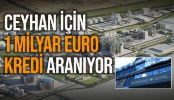 Rönesans ve Sonatrach, Ceyhan'da petrokimya tesisi inşa etmek için 1 milyar euro kredi arıyor