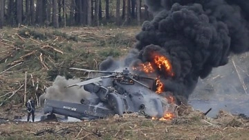 Rusya'da facia. Helikopterin düşmesi sonucu en az 6 kişi hayatını kaybetti