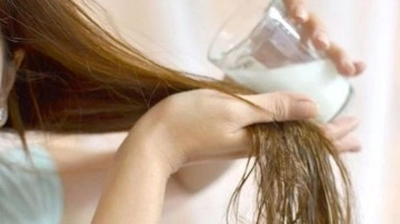 Saçına süt sürenler bir daha kuaför yüzü görmeyecek: Sütün saça olan faydaları nelerdir?