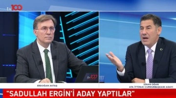 Sinan Oğan’dan CHP listesinde Sadullah Ergin tepkisi: Böyle mi 1. turda seçimi almayı düşünüyorlar?