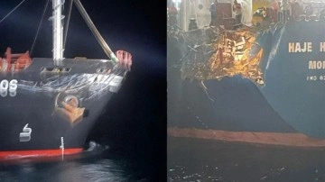 Ukrayna ve Rusya'ya ait gemiler Marmara'da çarpıştı